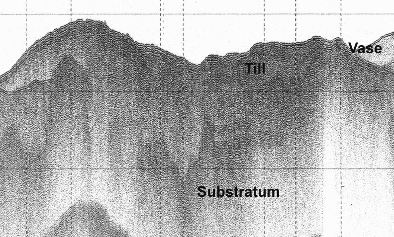Profil de réflexion sismique de la zone entre l’île George et Halifax