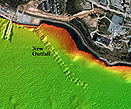 la photo de sonar à balayage latéral de l’arrière-port d’Halifax