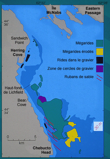 Carte de la partie extérieure du port d’Halifax