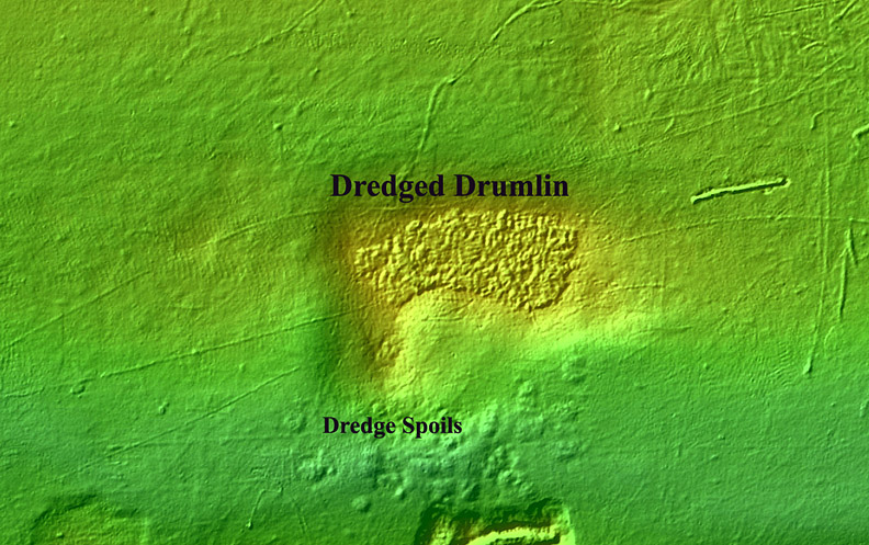 multibeam bathymetric image from Halifax Harbour