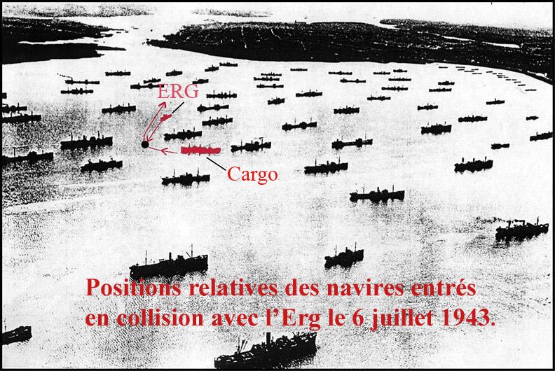Photographie d’un convoi dans le bassin de Bedford