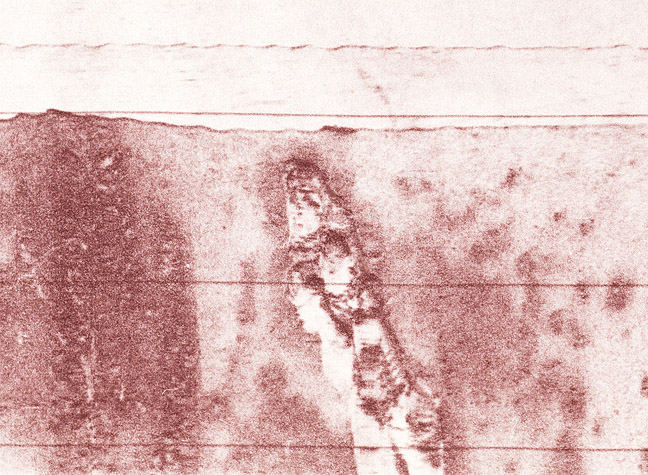 Levé de sonar à balayage latéral de l’épave du Good Hope dans le port d’Halifax
