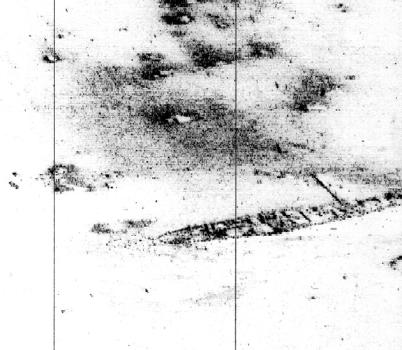 sidescan sonar record of the Gertrude de Costa