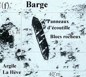 Levé de sonar à balayage latéral du fond marin du bassin de Bedford
