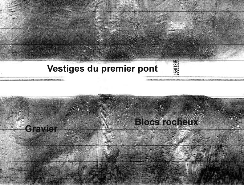 Levé de sonar à balayage latéral d’une partie de The Narrows