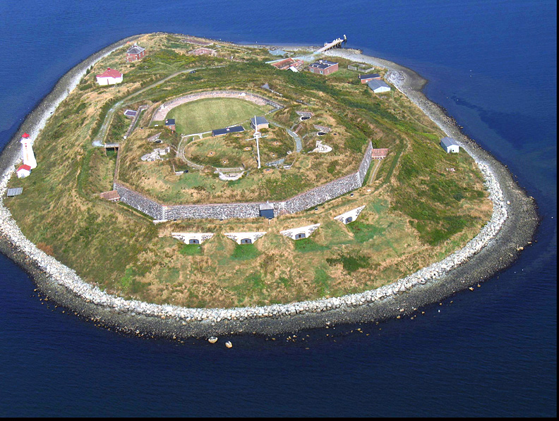 Aerial view of Halifax Harbour.